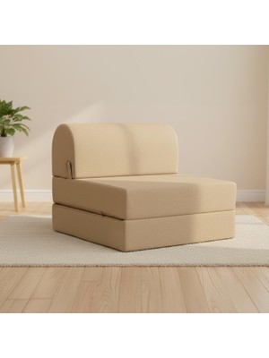 Braventa Collection Homedius Magic Katlanır Yataklı Koltuk Bej Tek