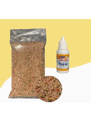 Braventa Collection Pond Stick Karışık Japon Balığı Yemi 100GR + Fish-Vit Balık Vitamini