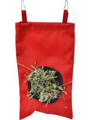 Braventa Collection Gine Domuzu Ginepig Tavşan Kemirgen Yemlik Yem Saman Yonca Torbası Yem Torba Kumaş Torbalar
