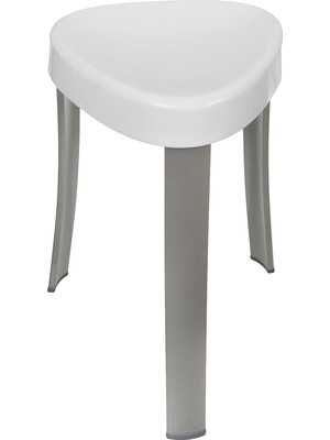 Braventa Collection Banyo Taburesi Alu. Beyaz M-KV16-01