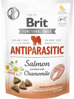 Braventa Collection Brit Care Functional Snack, Parazit Önlemek Için, Tahılsız, Somon Balıklı ve Papatyalı, Fonksiyonel
