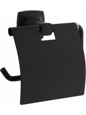 Braventa Collection Vitra Base 400 A4412336 Tuvalet Kağıtlığı, Mat Siyah