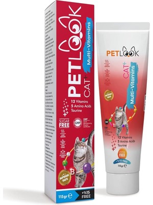 Braventa Collection Petlook Kedi Malt Multivitamin, 115 Gram