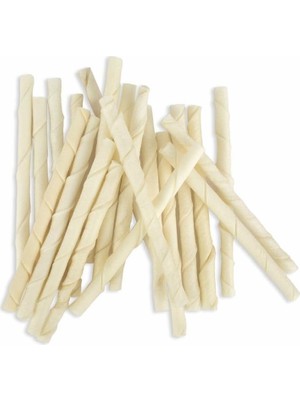 Braventa Collection Köpekler Için Burgu Ödül Çubuğu Beyaz 250GR