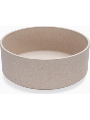 Braventa Collection Köpek Mama Su Kabı, Bambu, Bej, 21CM, 1430ML