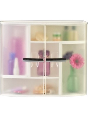 Braventa Collection M-09416 Şeffaf Naturel Banyo Ecza Dolabı