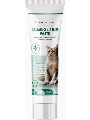 Braventa Collection Kahu Naturals Calming Relief Paste, Bitkisel Içerikli Kediler Için Sakinleştirici Rahatlatıcı Malt,