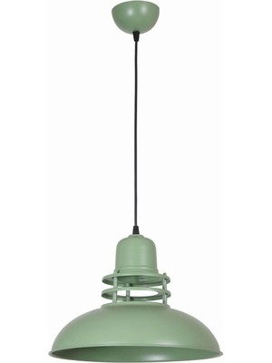 Braventa Collection Fer Avize Fener Modern Tasarım Sıvama Sarkıt Metal Yeşil Sarkıt Renk Cafe - Mutfak Tekli Avize