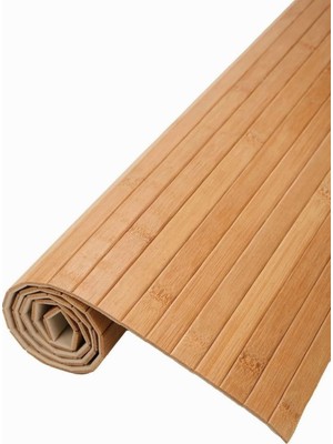 Braventa Collection Orret Home Kaydırmaz Tabanlı Bambu Banyo Paspası – 70X45 cm Doğal Ahşap Bambu Mat, Suya Dayanıklı, K