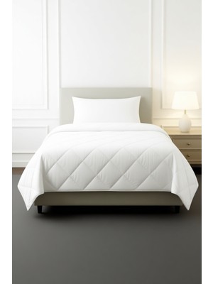 Mona Yatak Terletmeyen Nefes Alabilen Pamuk Yorgan Tek Kişilik 155X215 cm - Hafif 300 gr