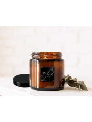 Braventa Collection Tiem Concept Dekoratif Özel Tasarım Amber Kokulu Kavanoz Mum