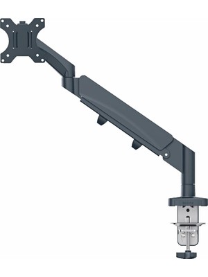 Braventa Collection Leitz Ergo Yerden Tasarruf Sağlayan Tekli Monitör Kolu, 64890089, Gri