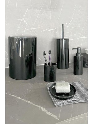 Braventa Collection 5li Banyo Seti-Siyah