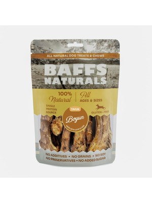 Braventa Collection Baffs Naturals Tavuk Boyun 100% Doğal Köpek Ödül Maması 100 Gr… (100 gr x 1 Adet)