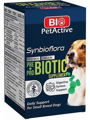 Braventa Collection Bio Petactive Pet Active Synbioflora Köpek Probiotic Tablet 0,5 gr 60 Tablet
