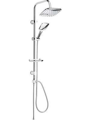 Mistillo Tower Piano Quad Tepe Duş Sistemi Krom