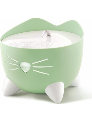 Braventa Collection Pıxı Içme Çeşmesi – Üç Filtreli ve Ergonomik Içme Seçeneklerine Sahip Kedi Su Çeşmesi, Yeşil