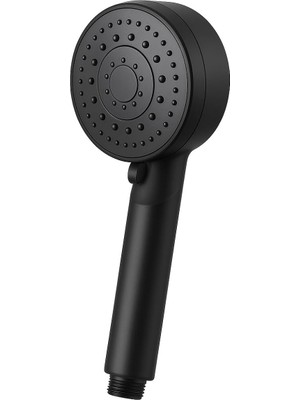 Braventa Collection Vios Store Siyah Duş Başlığı – Yüksek Basınçlı, Su Tasarruflu, Kolay Montaj, Kireç Önleyici, Banyo A