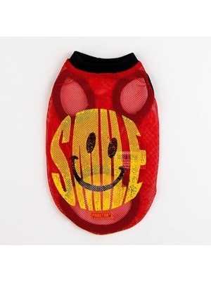 Braventa Collection Pawstar Smile Kedi Köpek Tişörtü - Kedi Köpek Kıyafeti Large