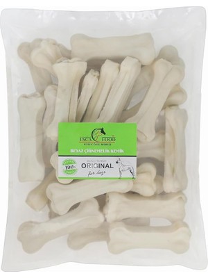 Braventa Collection Esca Food Beyaz Pres Kemik 7,5 Santimetre 25’li 500 Gram Köpek Ödül Maması
