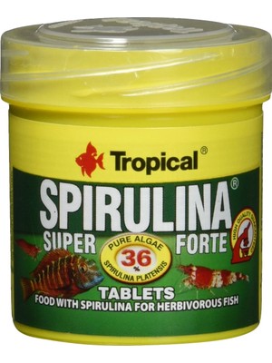 Braventa Collection Tropical Super Spirulina Forte Tablets 36GR