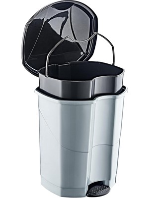 Braventa Collection Pedallı Çöp Kovası 30 Lt Antrasit Gri