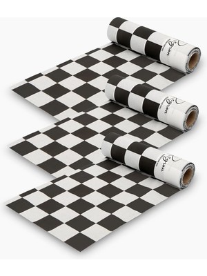 Braventa Collection Kullan At Masa Aktivite ve Piknik Örtüsü 100X120 cm 3 Rulo Dama