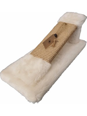 Braventa Collection Botar Premium Tırmalama Rampası - Krem