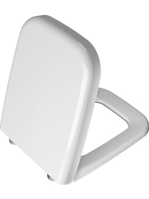 Braventa Collection Vitra Shift 91-003-001 Klozet Kapağı, Duroplast, 50.2 x 38.4 x 6.2 Cm, Beyaz