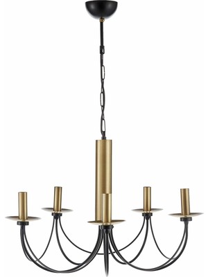 Braventa Collection Lucea Dofa 5'li Eskitme Siyah Avize 5 x E14