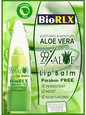 Braventa Collection Biorlx 99% Purity Aloe Vera Color Free And Paraben Free Soothing Balm Naturally Moisturize And Heal