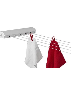 Braventa Collection Geras Beyaz Çamaşır Askısı M-B23-01