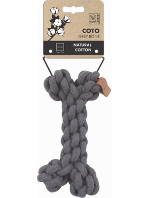Braventa Collection M-Pets Grey Bone 19CM Örgü Kemik Oyuncak