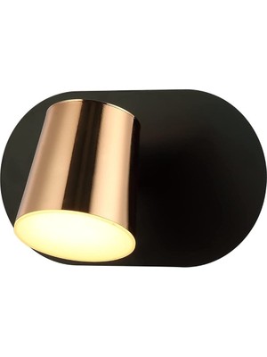 Braventa Collection Lucea Lambaro Teklı Ledlı Sıyah Aplık 3000K 6W