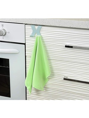 Braventa Collection Buffer® Mutfak Banyo Dolap Kapağına Takılan Meta Havlu Askılığı Aparatı