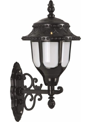 Braventa Collection Avonnı BAP-68180-BSY-M1 Siyah Elektrostatik Toz Boyalı Dış Mekan Aydınlatma, E27, Abs, Polikarbon Ca