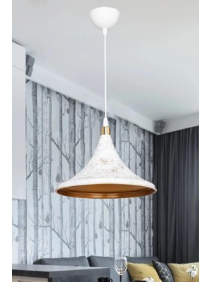 Braventa Collection Ag Lightdesign Beyaz Mermer Desen Sarkıt Avize Yatak Odası Salon Mutfak Koridor Lamba 17 AGNM22