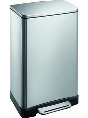 Braventa Collection Pas Çelik Pedallı Çöp Kova 30 L