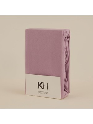 Braventa Collection Home Penye Fitted Çarşaf Tek Kişilik 100X200+30 cm Pembe