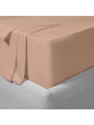 Braventa Collection Chakra Ekstra Çift Kişilik Çarşaf 280X290 Cm, Koyu Somon