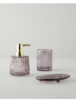 UltraMint Şık ve Konforlu 3'lü Banyo Seti, Mürdümür Renk Seçeneğiyle Tarzınıza Uygun