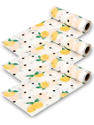 Braventa Collection Kullan At Masa Aktivite ve Piknik Örtüsü 100X120 cm 3 Rulo Limon