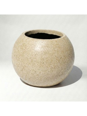Hobi Tarım Beton Küre Saksı 27X30CM