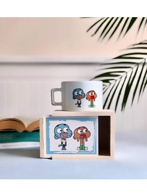 Braventa Collection Giftmoda Gumball Darwin Tasarımlı Kutulu Kupa