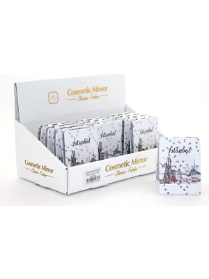 Üreticiniz Ashwork Taşlı Istanbul Tasarımı El Aynası Ince ALK2620 587455