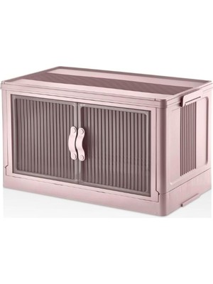 Braventa Collection Çok Amaçlı Istiflenebilir Kapaklı Demonte Mutfak Salon Banyo Mutfak Düzenleyici Dolap (Antrasit)