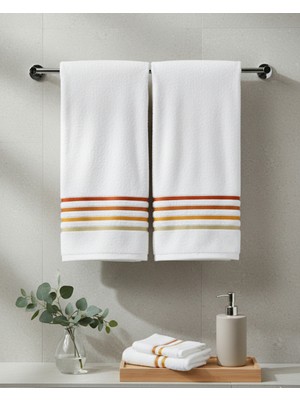 Coton Delux 2’li %100 Pamuk El & Baş Havlusu 50X90 cm – Yumuşak Dokulu, Yüksek Emicilik