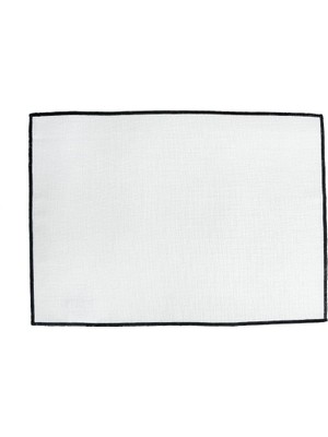 Braventa Collection Siyah Biyeli Amerikan Servis 2li 32X45 Cm, Tekli