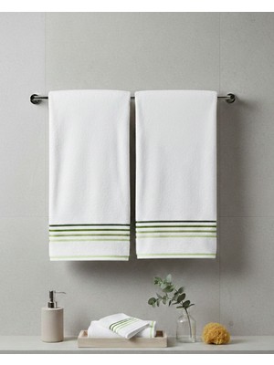 Coton Delux 2’li %100 Pamuk El & Baş Havlusu 50X90 cm – Yumuşak Dokulu, Yüksek Emicilik