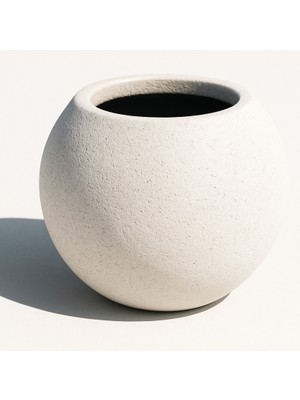Hobi Tarım Beton Küre Saksı 27X30CM